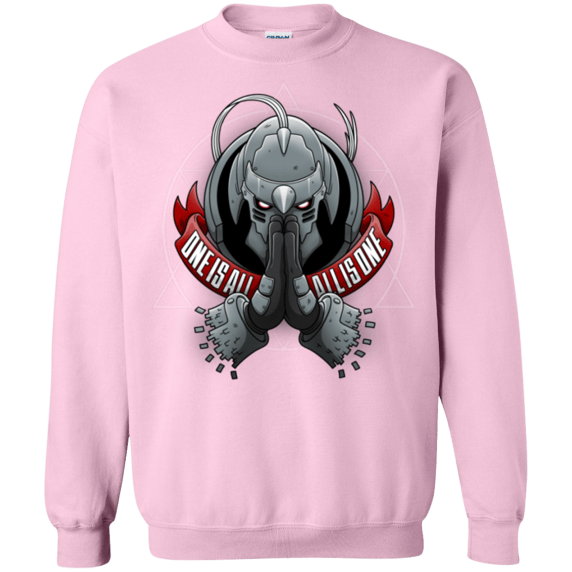 Sweatshirts Light Pink / Small ONE IS ALL ALL IS ONE Crewneck Sweatshirt