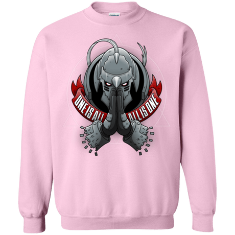 Sweatshirts Light Pink / Small ONE IS ALL ALL IS ONE Crewneck Sweatshirt