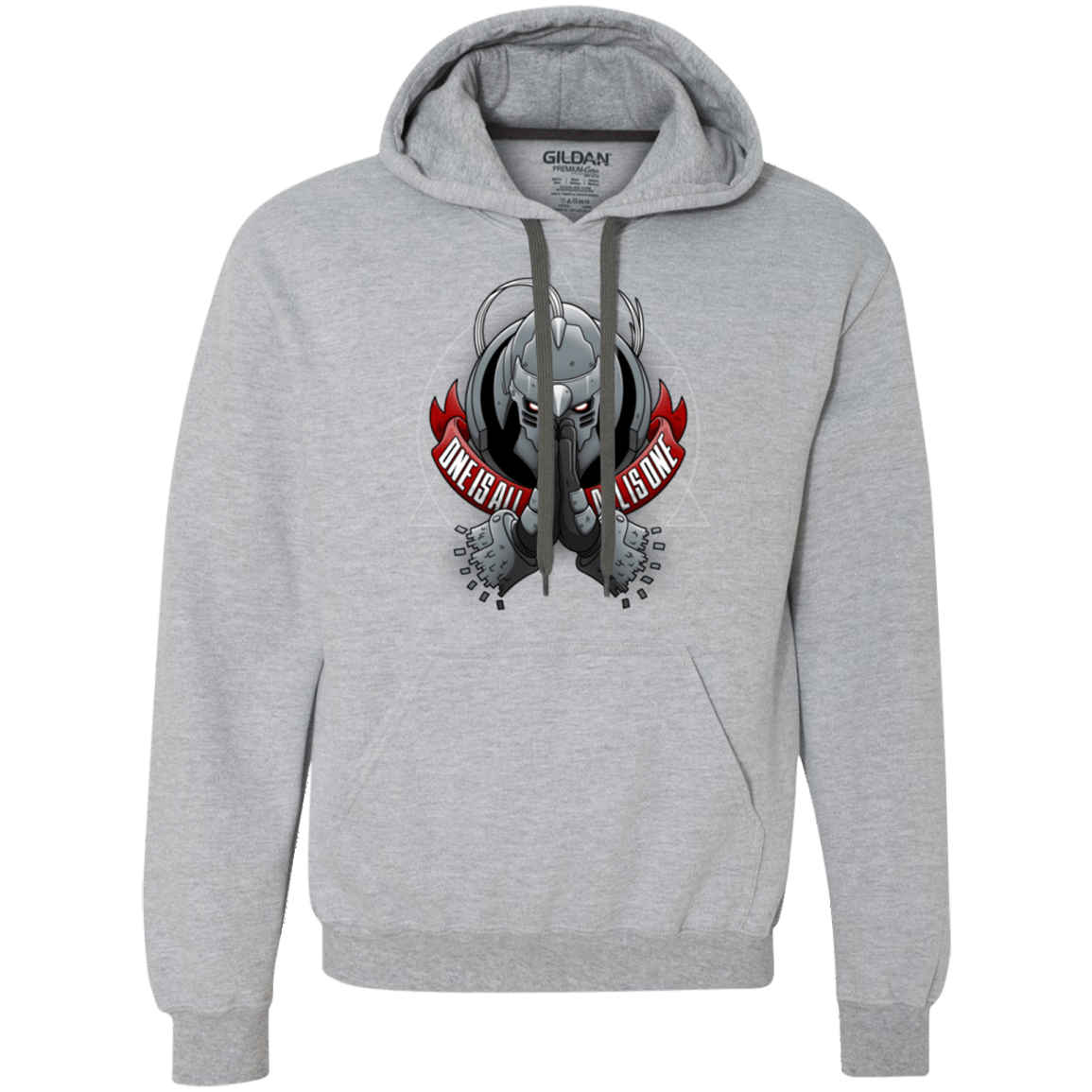 Sweatshirts Sport Grey / Small ONE IS ALL ALL IS ONE Premium Fleece Hoodie