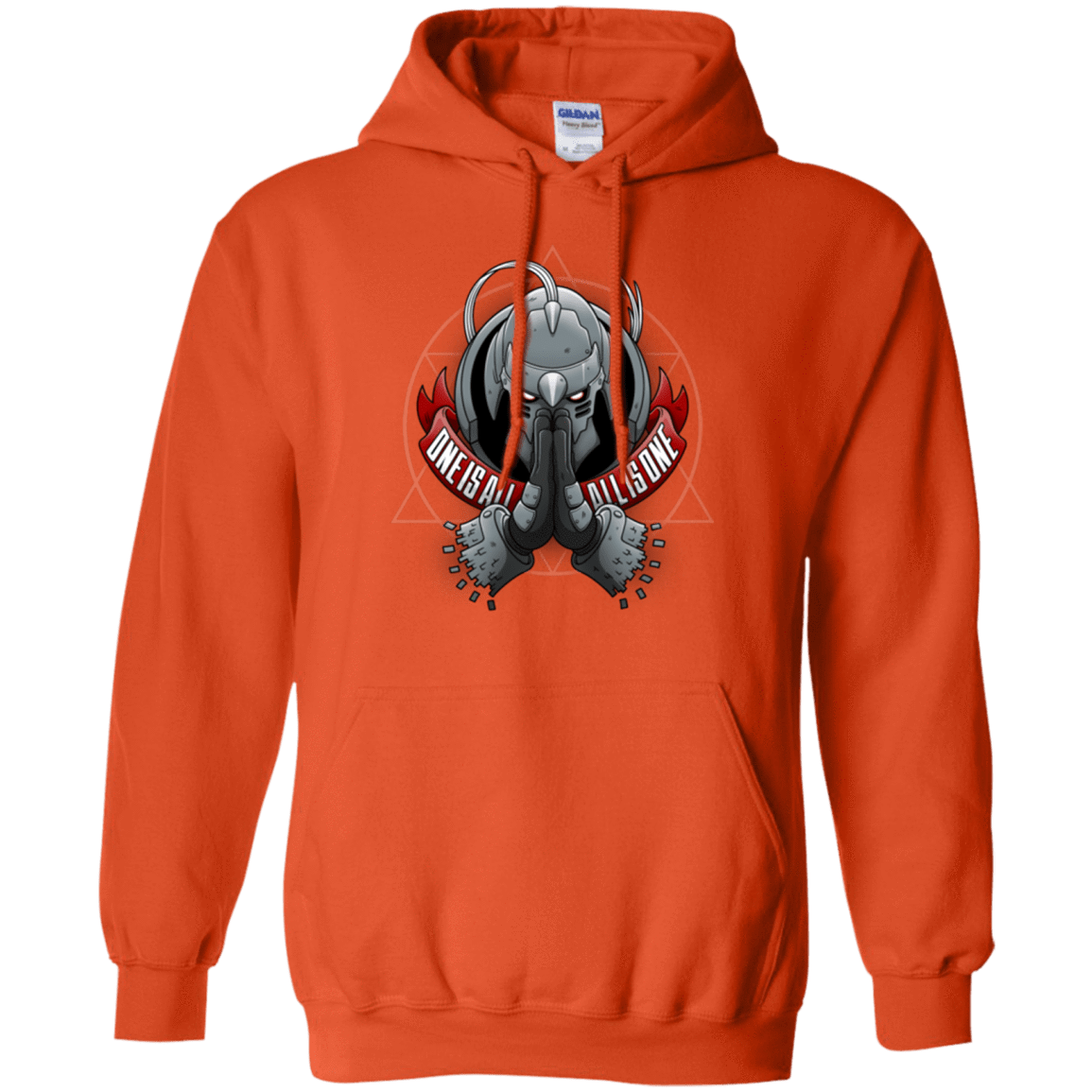 Sweatshirts Orange / Small ONE IS ALL ALL IS ONE Pullover Hoodie
