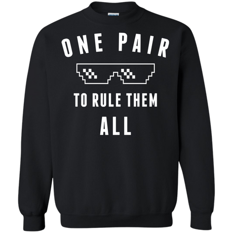 Sweatshirts Black / Small One pair Crewneck Sweatshirt