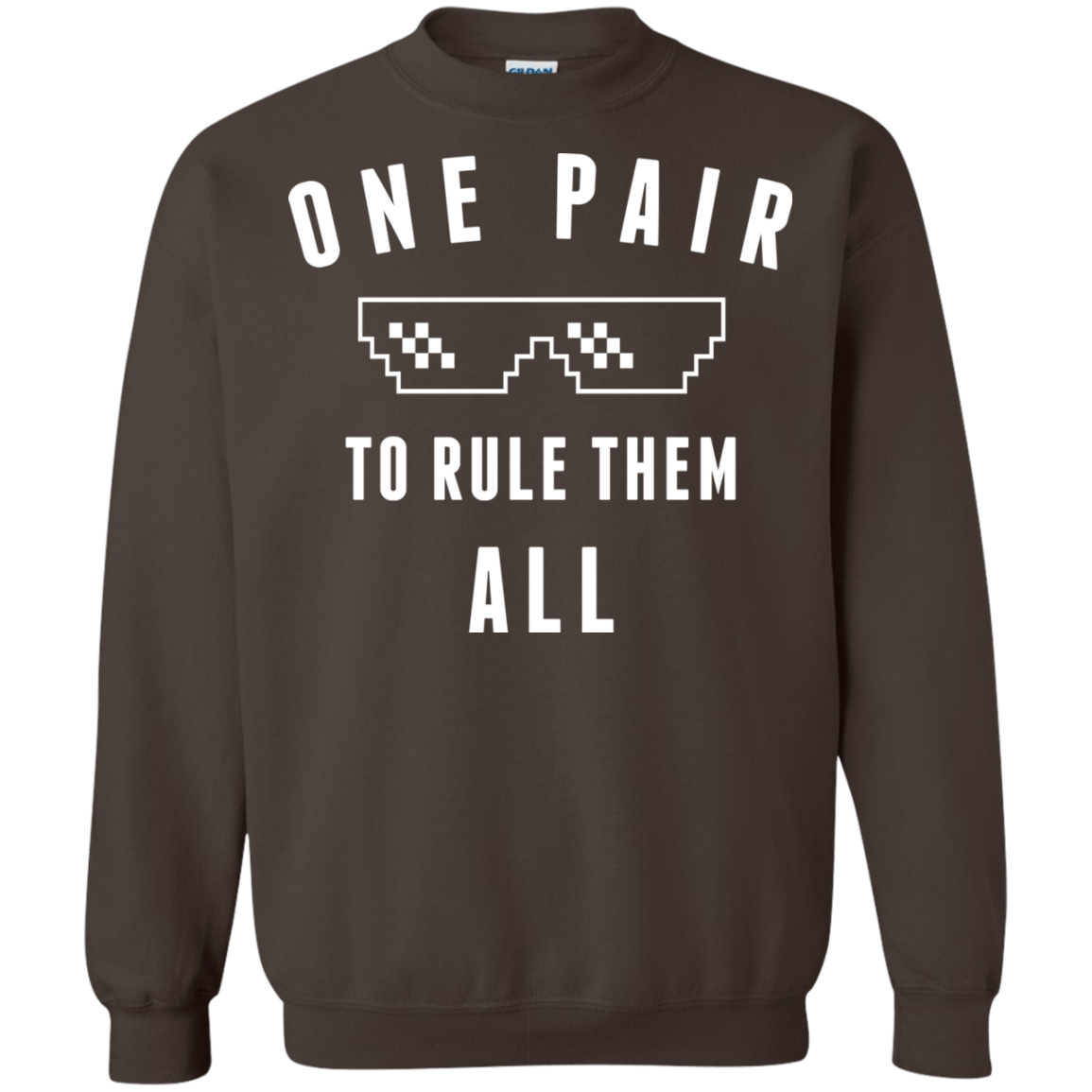 Sweatshirts Dark Chocolate / Small One pair Crewneck Sweatshirt