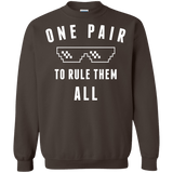 Sweatshirts Dark Chocolate / Small One pair Crewneck Sweatshirt