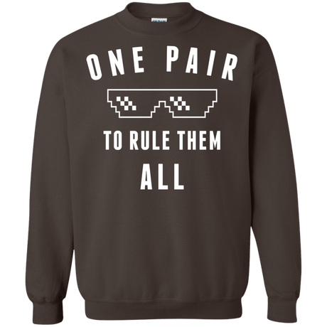 Sweatshirts Dark Chocolate / Small One pair Crewneck Sweatshirt