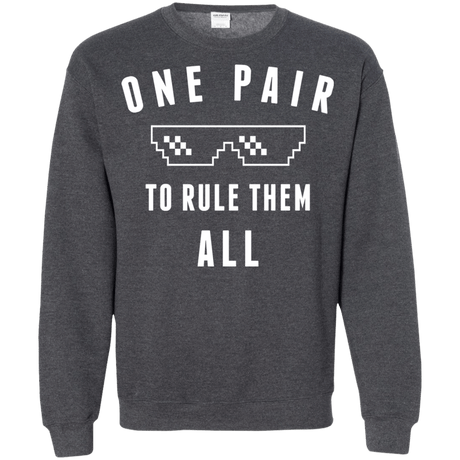 Sweatshirts Dark Heather / Small One pair Crewneck Sweatshirt