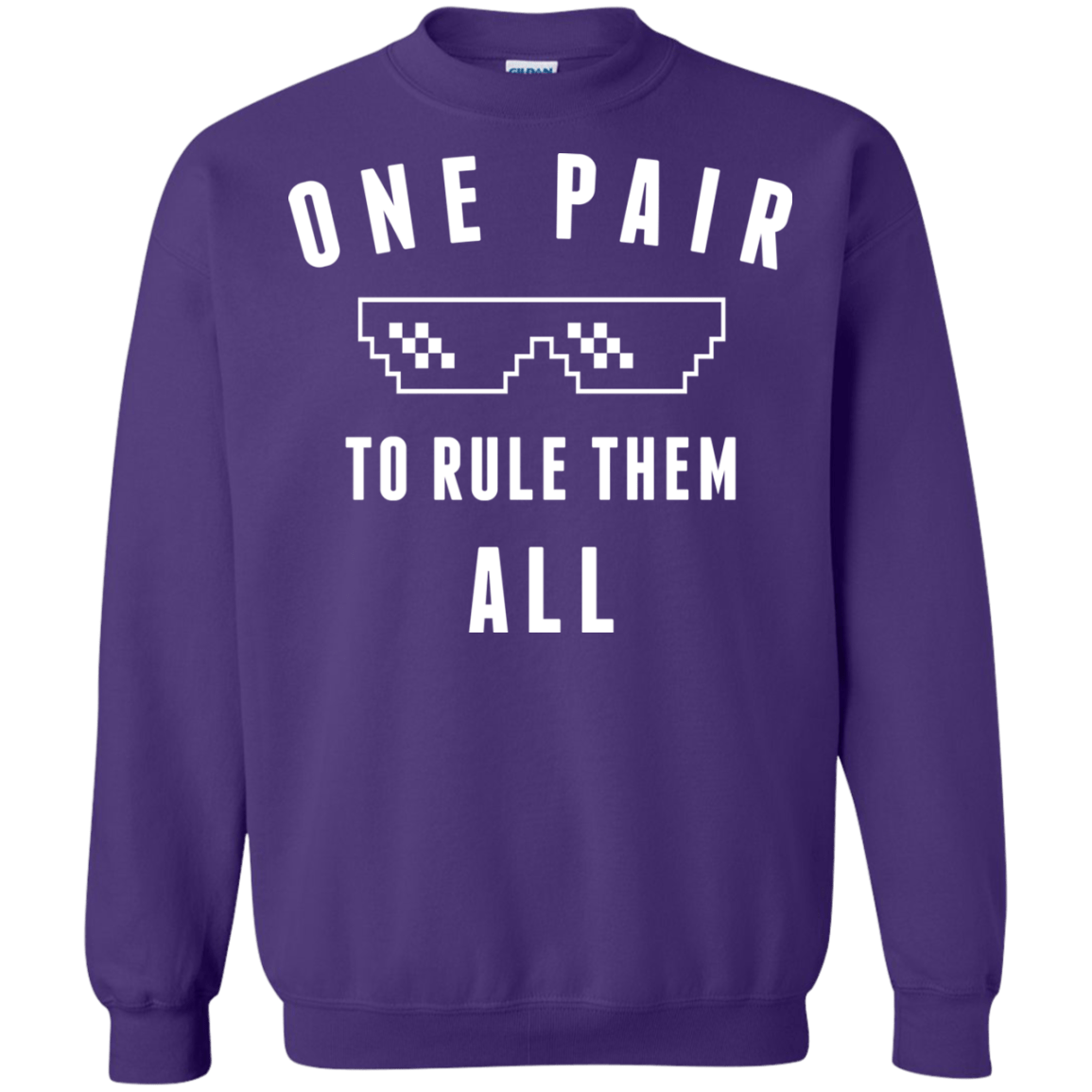 Sweatshirts Purple / Small One pair Crewneck Sweatshirt