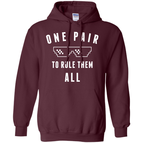 Sweatshirts Maroon / Small One pair Pullover Hoodie