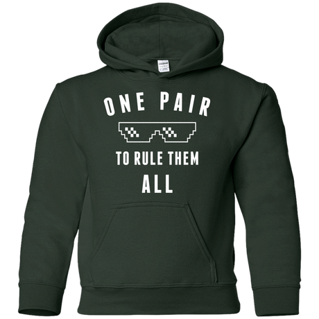 Sweatshirts Forest Green / YS One pair Youth Hoodie