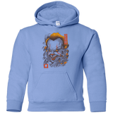Sweatshirts Carolina Blue / YS Oni Clown Mask Youth Hoodie