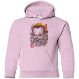 Sweatshirts Light Pink / YS Oni Clown Mask Youth Hoodie
