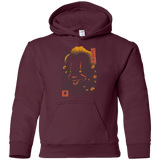 Sweatshirts Maroon / YS Oni Clown Mask Youth Hoodie