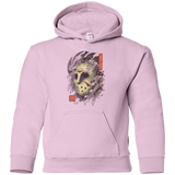 Sweatshirts Light Pink / YS Oni Jason Mask Youth Hoodie