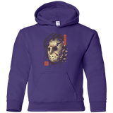 Sweatshirts Purple / YS Oni Jason Mask Youth Hoodie