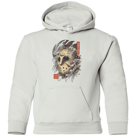 Sweatshirts White / YS Oni Jason Mask Youth Hoodie