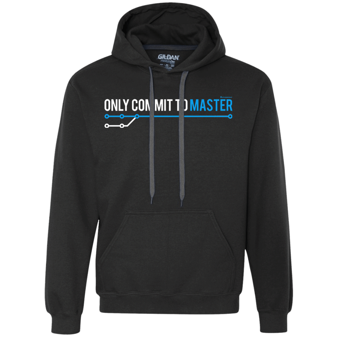 Sweatshirts Black / Small Only Commit To Master Premium Fleece Hoodie