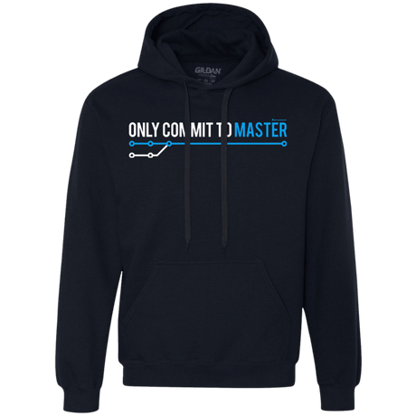 Sweatshirts Navy / Small Only Commit To Master Premium Fleece Hoodie