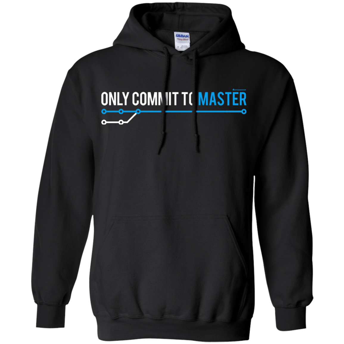 Sweatshirts Black / Small Only Commit To Master Pullover Hoodie