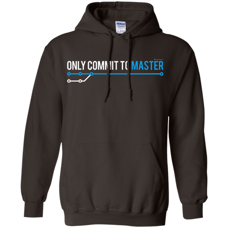 Sweatshirts Dark Chocolate / Small Only Commit To Master Pullover Hoodie