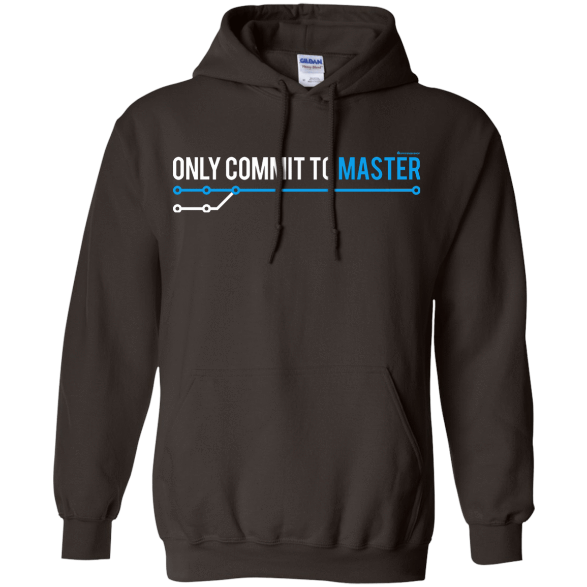 Sweatshirts Dark Chocolate / Small Only Commit To Master Pullover Hoodie