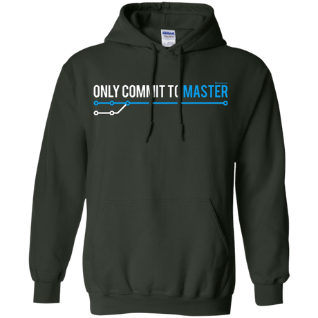 Sweatshirts Forest Green / Small Only Commit To Master Pullover Hoodie