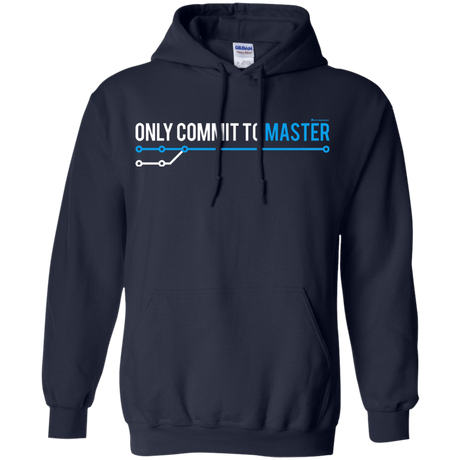 Sweatshirts Navy / Small Only Commit To Master Pullover Hoodie