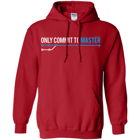 Sweatshirts Red / Small Only Commit To Master Pullover Hoodie