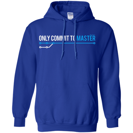 Sweatshirts Royal / Small Only Commit To Master Pullover Hoodie