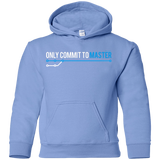 Sweatshirts Carolina Blue / YS Only Commit To Master Youth Hoodie