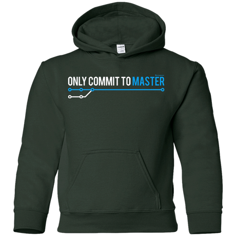 Sweatshirts Forest Green / YS Only Commit To Master Youth Hoodie