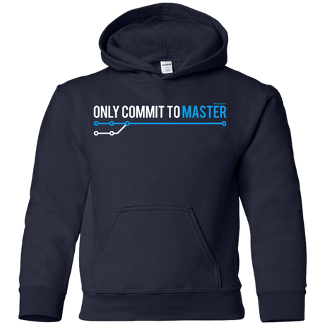 Sweatshirts Navy / YS Only Commit To Master Youth Hoodie