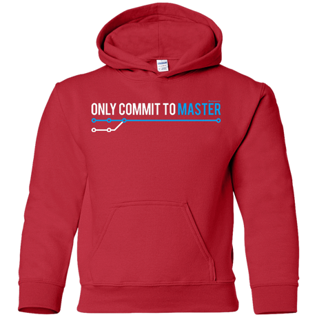 Sweatshirts Red / YS Only Commit To Master Youth Hoodie