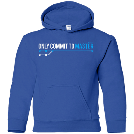 Sweatshirts Royal / YS Only Commit To Master Youth Hoodie