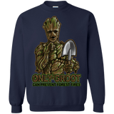 Sweatshirts Navy / Small Only Groot Crewneck Sweatshirt