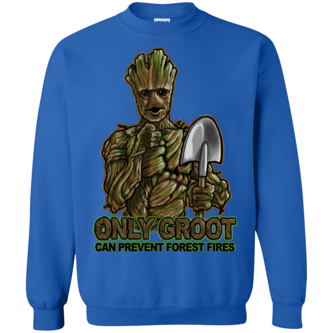 Sweatshirts Royal / Small Only Groot Crewneck Sweatshirt