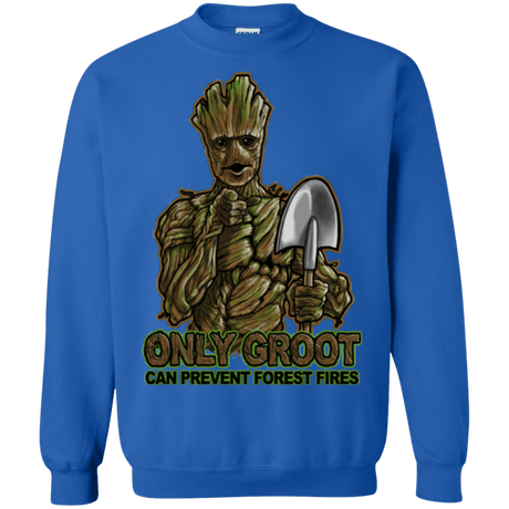Sweatshirts Royal / Small Only Groot Crewneck Sweatshirt