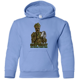 Sweatshirts Carolina Blue / YS Only Groot Youth Hoodie