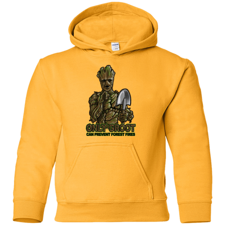 Sweatshirts Gold / YS Only Groot Youth Hoodie
