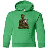 Sweatshirts Irish Green / YS Only Groot Youth Hoodie