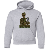 Sweatshirts Sport Grey / YS Only Groot Youth Hoodie