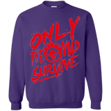 Sweatshirts Purple / Small Only The Mad Red Crewneck Sweatshirt