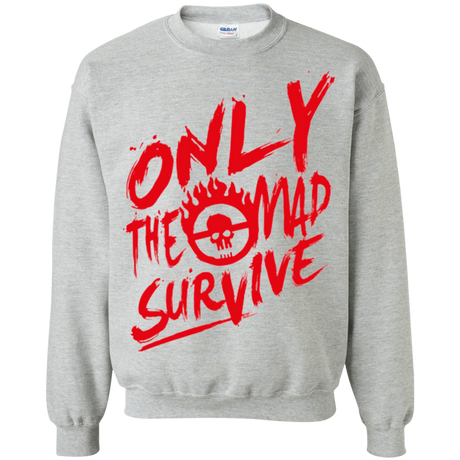 Sweatshirts Sport Grey / Small Only The Mad Red Crewneck Sweatshirt
