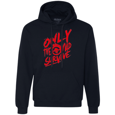 Sweatshirts Navy / Small Only The Mad Red Premium Fleece Hoodie