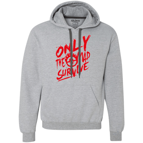Sweatshirts Sport Grey / Small Only The Mad Red Premium Fleece Hoodie