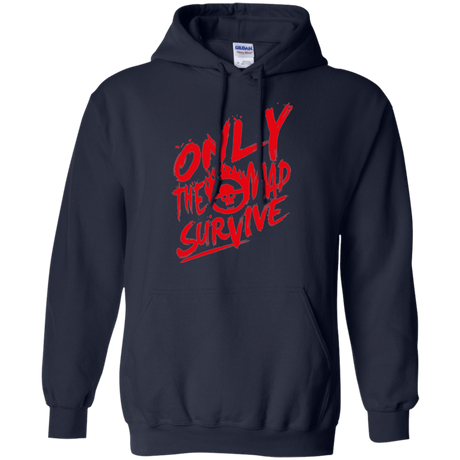 Sweatshirts Navy / Small Only The Mad Red Pullover Hoodie