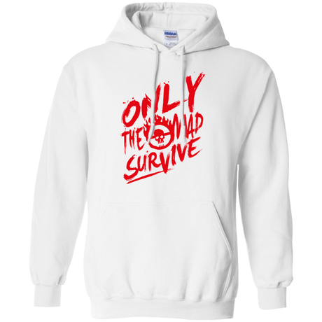 Sweatshirts White / Small Only The Mad Red Pullover Hoodie