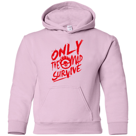 Sweatshirts Light Pink / YS Only The Mad Red Youth Hoodie
