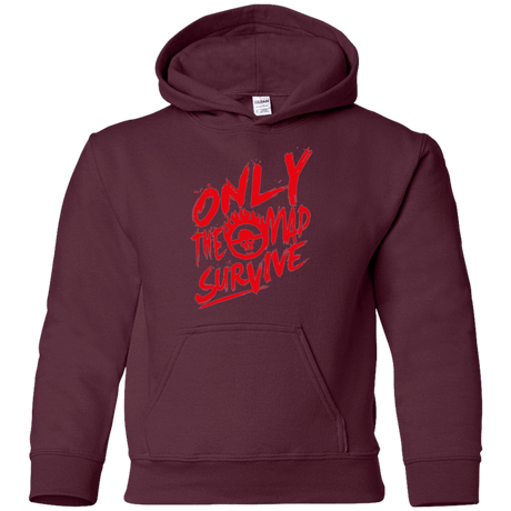 Sweatshirts Maroon / YS Only The Mad Red Youth Hoodie