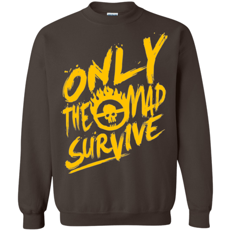 Sweatshirts Dark Chocolate / Small Only The Mad Yellow Crewneck Sweatshirt