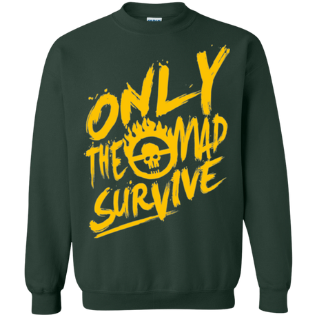 Sweatshirts Forest Green / Small Only The Mad Yellow Crewneck Sweatshirt