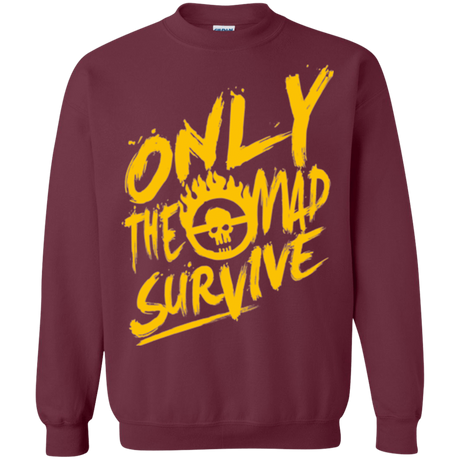 Sweatshirts Maroon / Small Only The Mad Yellow Crewneck Sweatshirt